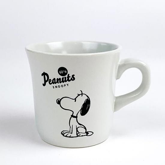 Peanuts スヌーピー メモリアルマグカップ 60 S スヌーピー マグ コップ ホワイト グッズ