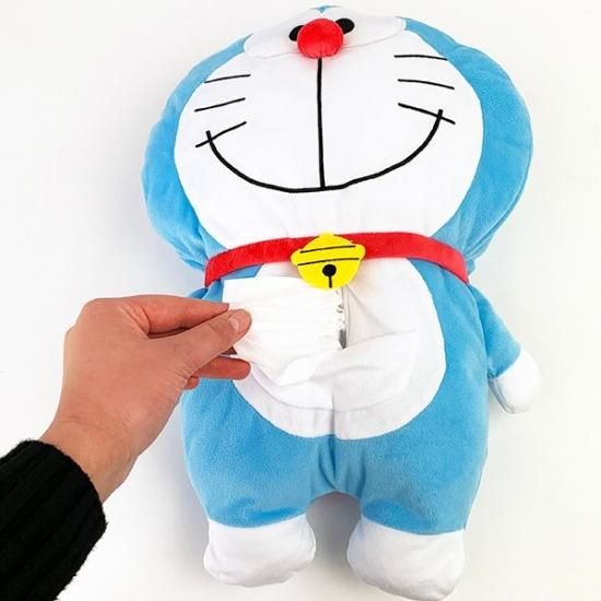 ドラえもん ドラえもん カバードラえもん ティッシュboxカバー ティッシュ ティッシュボックス ルーム 室内 家 ブルー