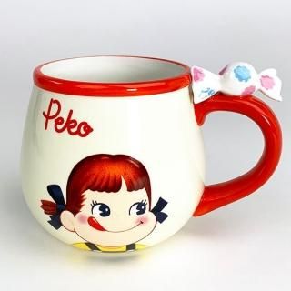 店内セール開催中!10％オフ対象商品! PEKO ペコちゃん フィギュア付きマグカップ 食器 カップ ミルキー 不二家 グッズ