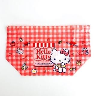 サンリオ キティ Hello Kitty ハローキティ アップル 巾着弁当袋 ランチ キッチン 食器 袋 バッグ ポーチ 巾着 ベージュ