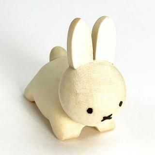 店内セール開催中!10％オフ対象商品! MIFFY ミッフィー ディック ブルーナ アニマル 木製箸置き うさぎ 白 インテリア 箸 箸置き 食器 キッチン ホワイト グッズ