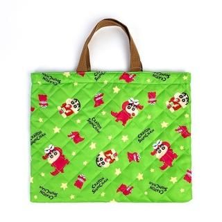 クレヨンしんちゃん レッスンバッグ グリーン 通園通学 サブバック グッズ