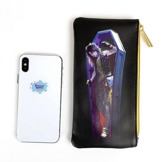 リバティ ラミネート 中身が見えるペンケース シンクオブミー