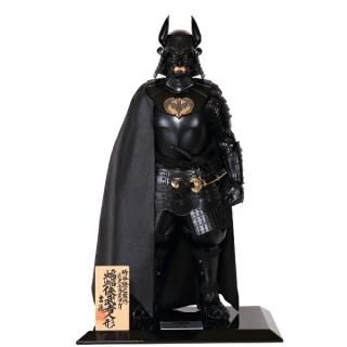 受注生産1～3カ月程度：蝙蝠侠武者人形（こうもりきょうむしゃにんぎょう）バットマン  BATMAN【代引決済不可】