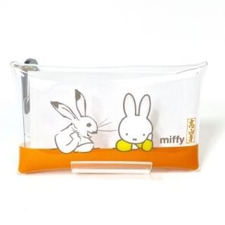 ミッフィー 鳥獣戯画 miffy×鳥獣戯画 クリアマルチケースS 隣人 ケース 小物入れ グッズ  (MCOR)