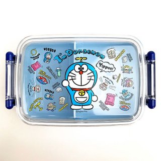 ドラえもん I'm Doraemon ふわっとフタタイトランチボックス 角型 ランチ キッチン お弁当 弁当箱 ブルー グッズ