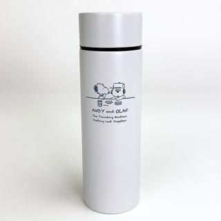 スヌーピー Andy and Olaf ポケトル GY ポケトル ボトル 小型 水筒 キッチン ランチ 通勤 通学 グレー グッズ