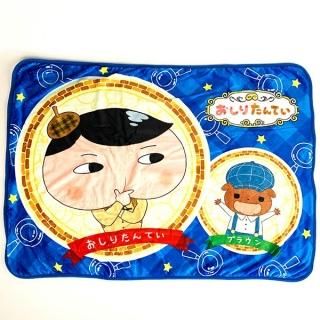 <img class='new_mark_img1' src='https://img.shop-pro.jp/img/new/icons15.gif' style='border:none;display:inline;margin:0px;padding:0px;width:auto;' />おしりたんてい ブランケット（ブルー） ひざ掛け 毛布 グッズ