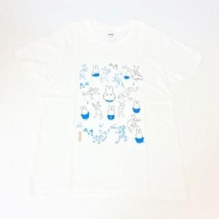 ミッフィー miffy 鳥獣戯画Ｔシャツ XS ホワイト 日用品  