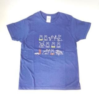 ミッフィー miffy 鳥獣戯画Ｔシャツ XS パープル 日用品  