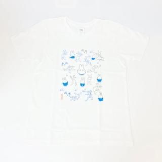 miffy ミッフィー Ｔシャツ Mサイズ Miffy×鳥獣戯画 みんな・いっぱい 洋服 鳥獣戯画 グッズ