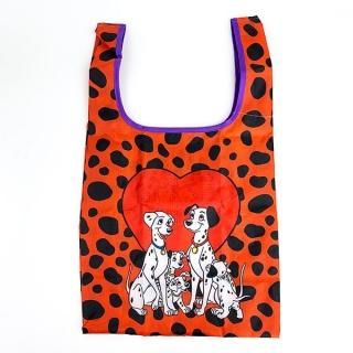 ディズニー NOSTALGICA エコバッグ 101匹わんちゃん バッグ ショッピング  コンパクト 収納 レッド グッズ