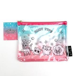 ポケットモンスター フラットポーチ フェアリータイプ ポーチ 小物入れ ポケモン ピンク グッズ  (MCOR)