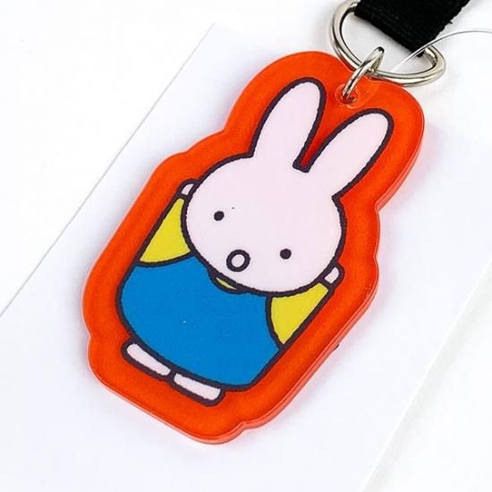 ミッフィー miffy カラビナ付きアクリルキーホルダー（OR