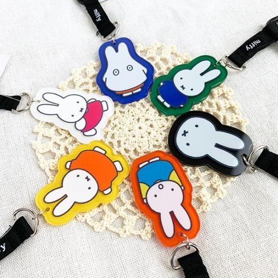 ミッフィー miffy カラビナ付きアクリルキーホルダー（OR