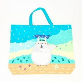 ジブリ となりのトトロ ぽつぽつ雨 レッスンバッグ 入園 入学 サブバッグ グリーン グッズ