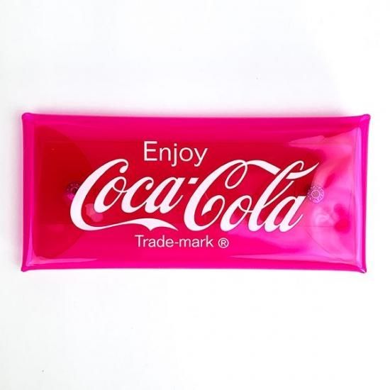 コカ コーラ クリアマルチケース ポーチ マルチケース 筆箱 コーラ ピンク Mcor