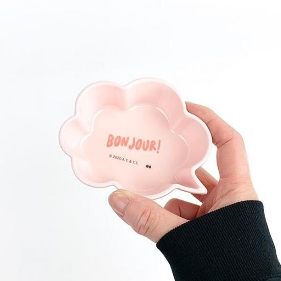 【新品未使用】希少品 バーバパパ　メラミンプレート 4枚 2015年製 プレート 17cm バーバパパ BARBAPAPA 子供用 食器 プラスチック