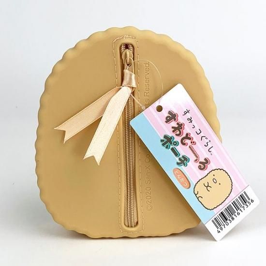 すみっコぐらし とんかつ すわどーる ポーチ 小物入れ ブラウン すみっコぐらし とんかつ すわどーる ポーチ 小物入れ ブラウン