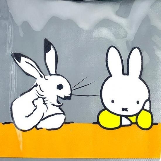 ミッフィー miffy miffy×鳥獣戯画 フラットケース 隣人