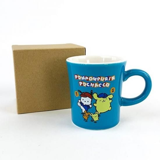 ポムポムプリン　ぽちゃっこ ポムポムプリン ポチャッコ ポムポムプリン ポチャッコ マグ BL