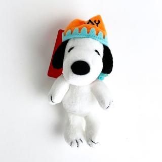 スヌーピー 5月バースデー マスコット オレンジ ぬいぐるみ PEANUTS SNOOPY
