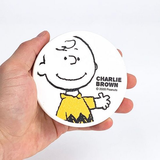 PEANUTS チャーリーブラウン 吸水コースター CBフェイス コースター グッズ