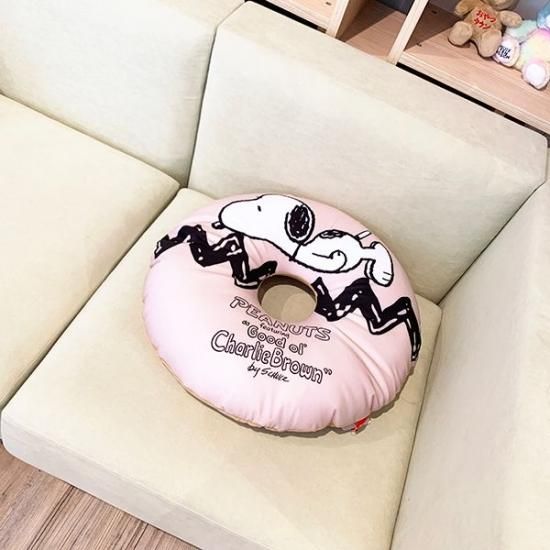スヌーピー Peanuts 円座クッション Sn ねそべり 円座 丸 枕 ベージュ グッズ スヌーピー Peanuts 円座クッション Sn ねそべり 円座 丸 枕 ベージュ グッズ