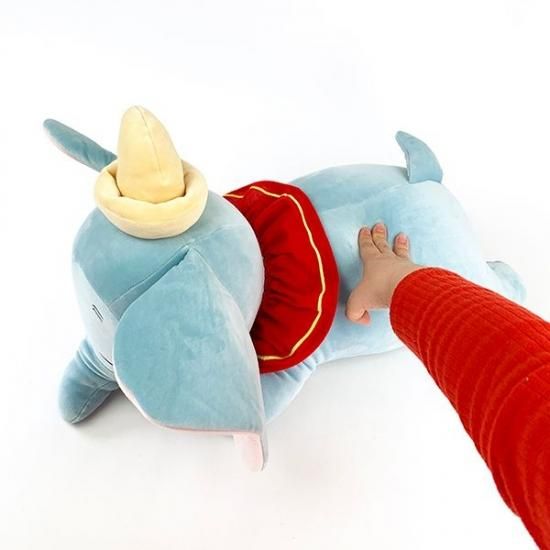 ディズニー ダンボ もちはぐ 抱き枕 L ぬいぐるみ ベビー Disney りぶはあと ブルー Lサイズ グッズ