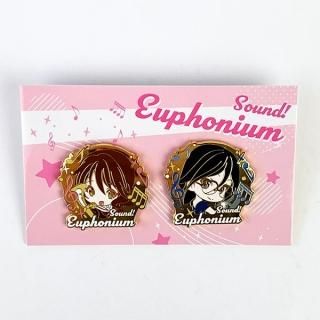 響けユーフォニアム 久美子 あすか ピンバッジセット 久美子＆麗奈 響け！ユーフォニアム アニメ  (MCOR)