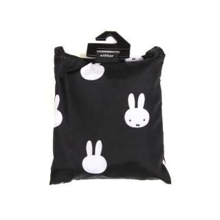 店内セール開催中!10％オフ対象商品! ミッフィー miffy 保温保冷エコバッグ メニ―フェイスブラック  バッグ ブラック Mサイズ  グッズ