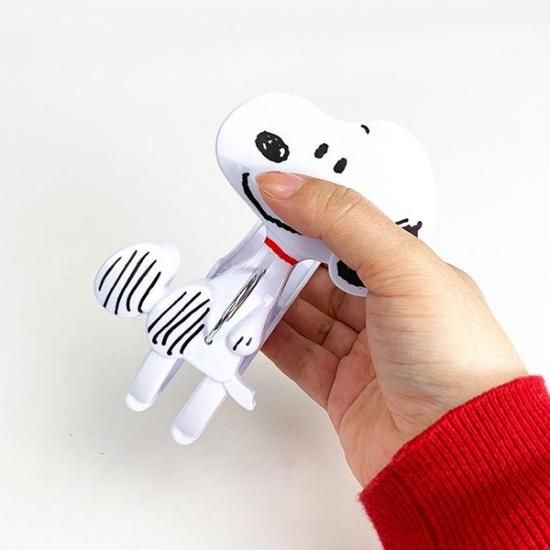 スヌーピー PEANUTS おすわり洗濯ばさみ ホワイト