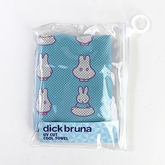 ミッフィー miffy クールタオル おばけパターン タオル COOL ブルー