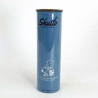 PEANUTS スヌーピー スリムティッシュボトル BL ティッシュケース  ブルー  日本製