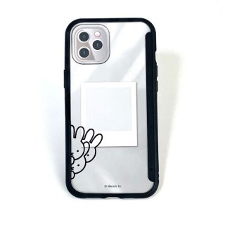 ミッフィー miffy SHOWCASE＋ iPhone6.7inch ひょっこり スマホカバー アイフォンケース ブラック