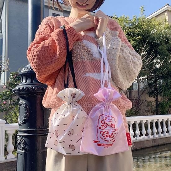 SWIMMER おしゃれ巾着 BK ベア オトナコレクション