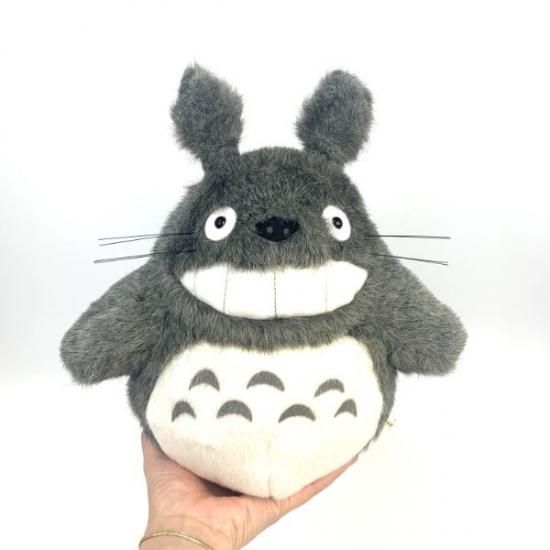 となりのトトロ 大トトロ 笑い M ぬいぐるみ グレー