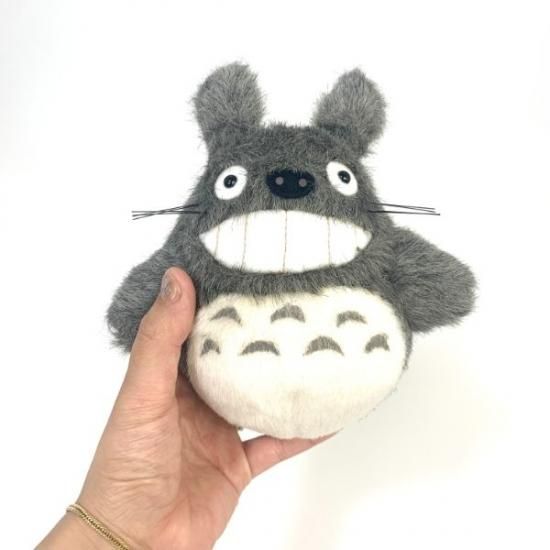 となりのトトロ 大トトロ 笑い S ぬいぐるみ グレー