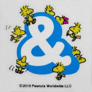 スヌーピー PEANUTS イニシャルステッカー SNOOPY ＆ ステッカーシール