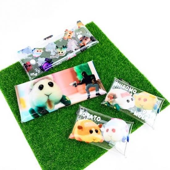 PUIPUIモルカー シロモと強盗 クリアマルチケース ペンケース マルチ