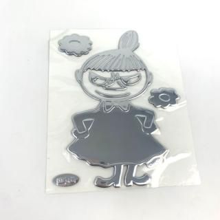ムーミン リトルミィ エンブレムステッカーリトルミィ カー用品