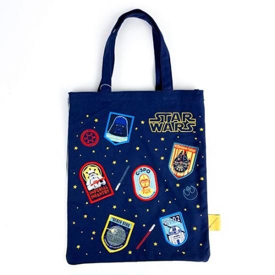 スターウォーズ トートバッグ スターワッペン バッグ トート