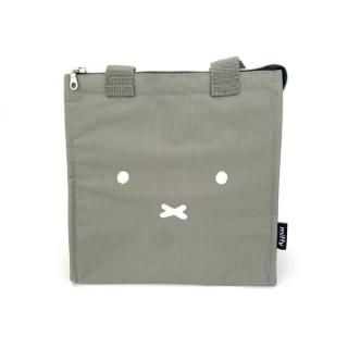店内セール開催中!10％オフ対象商品! ミッフィー miffy 保冷ランチトート ランチバッグ グレー Lサイズ