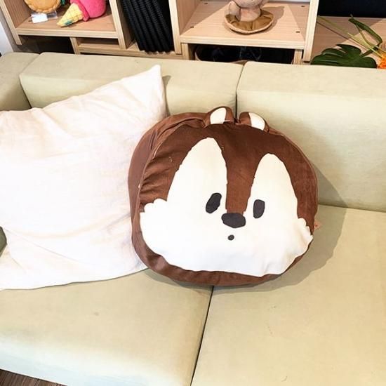 ディズニー チップとデール チップ Hug me クッション あったか