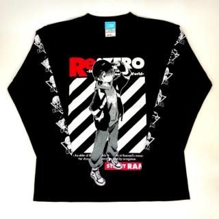 Re:ゼロ ラム Re:ゼロから始める異世界生活ラム袖リブロングTシャツストリートver. 　 ブラック Sサイズ 　