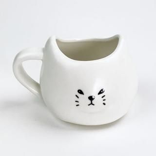 マグ ふてぶてしい猫 しろねこ マグカップ  白