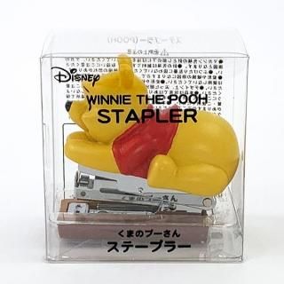 ディズニー くまのプーさん ステープラー プーさん ホッチキス 文房具 黄色