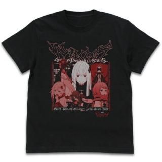 Re:ゼロから始まる異世界生活 大罪の魔女 Tシャツ M キャラT アニメT コスチューム Re;ゼロ ブラック