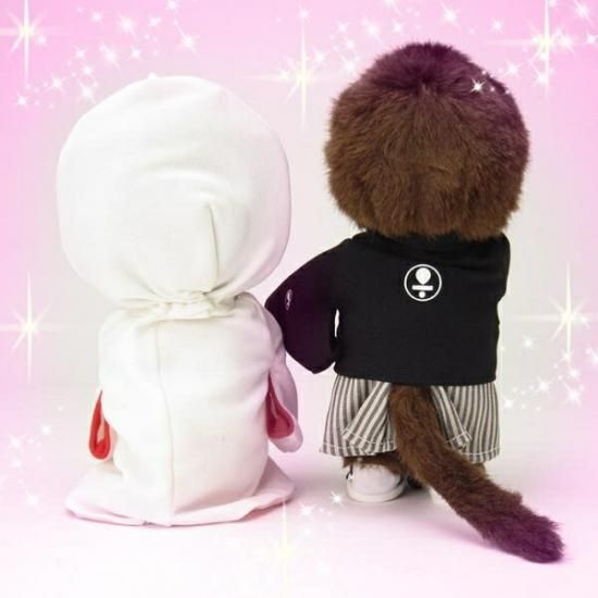 モンチッチ ウエディングマスコットセット (和装)|【ぬいぐるみ
