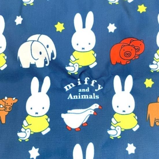 ✨極希少✨foglia miffy コラボ トートバッグ ネイビー ミッフィー ミッフィー miffy トートバッグ (フェイスネイビー)